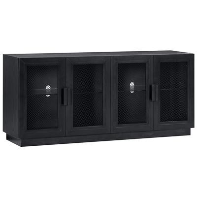 Contemporary Design Furniture TV Stands-Entertainment Centers, black, ,ebony, 