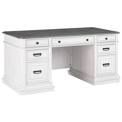 Desks Contemporary Design Furniture Roanoke Veneer Wood Grey White CDF-REN-H362-20-25 793580620255 MDF Wood HARDWOOD Hardwoods Ru 
