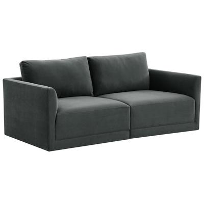 Contemporary Design Furniture Sofas and Loveseat, Loveseat,Love seatSofa, Velvet, Contemporary,Contemporary/ModernModern,Nuevo,Whiteline,Contemporary/Modern,tov,bellini,rossetto, Charcoal, Plywood,Velvet, Sofas, 793580620675, CD