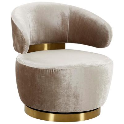 Chairs Contemporary Design Furniture Austin-Chair Pine Stainless Steel Velvet Champagne CDF-S68386 793580617507 Accent Chairs Gold Accent Chairs Accent 