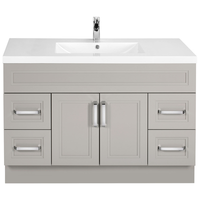 Bathroom Vanities Cutler Kitchen and Bath Urban Melamine / Particle Board Grey URBMD48SBT 772851307576 Single Sink Vanities 40-50 25 