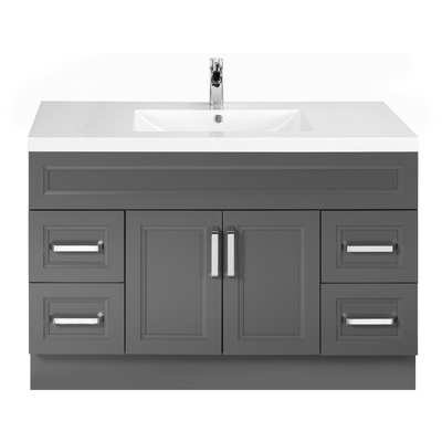 Bathroom Vanities Cutler Kitchen and Bath Urban Melamine / Particle Board Grey URBSD48SBT 772851307644 Single Sink Vanities 40-50 25 