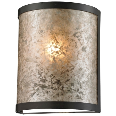Wall Sconces ELK Lighting Mica Metal Mica Oil Rubbed Bronze 66950/1 748119088389 Sconce Contemporary Modern / Contempo Lighting 