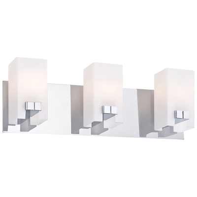ELK Lighting Bathroom Lighting, Whitesnow, Contemporary,Modern / Contemporary,Modern, Indoor, Vanity, 1 Light,2 Light,3 Light,4 Light,5 Light,6 Light,7 Light, Glass,Opal, Chrome,Polished, Modern / Contemporary, Glass, Metal, Vanity Light, 06064607083