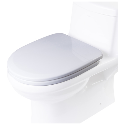Toilet Seats Eago Bathroom Plastic White R-222SEAT 811413026682 Toilet Seat 