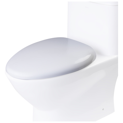 Toilet Seats Eago Bathroom Plastic White R-346SEAT 811413026750 Toilet Seat 