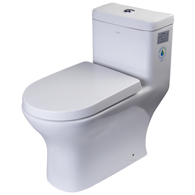 Toilets Eago Bathroom Porcelain White White Floor Mount TB353 811413022370 Toilet Complete Vanity Sets 