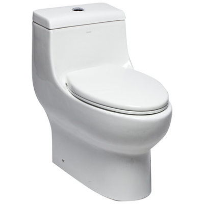 Toilets Eago Bathroom Porcelain White White Floor Mount TB358 811413025265 Toilet Complete Vanity Sets 