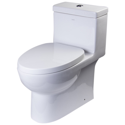 Toilets Eago Bathroom Porcelain White White Floor Mount TB359 811413022394 Toilet Complete Vanity Sets 