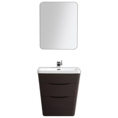 Eviva Bathroom Vanities, 30-40, Modern, Dark Brown, With Top and Sink, Chest-nut, Modern, Engineered Wood, bathroom Vanities, 730699414344, EVVN800-32CHNT