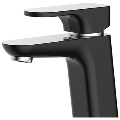 Eviva Bathroom Faucets, black, ebony, , Modern,Single Handle, Bathroom,Single Handle, Single, EVFT1162B/CH