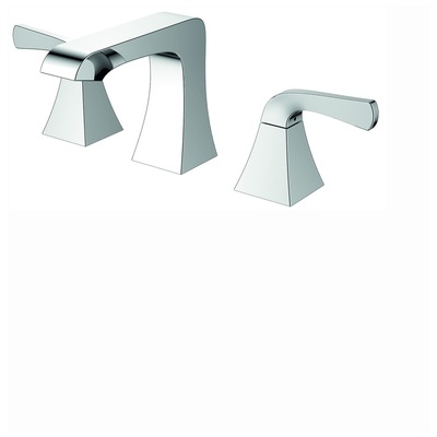 Eviva Bathroom Faucets, Widespread, Modern,Widespread, Bathroom,Deck Mount,Widespread, Complete Vanity Sets, Chrome, Brass/Ceramic Valve, Faucets, 730699411886, EVFT277CH