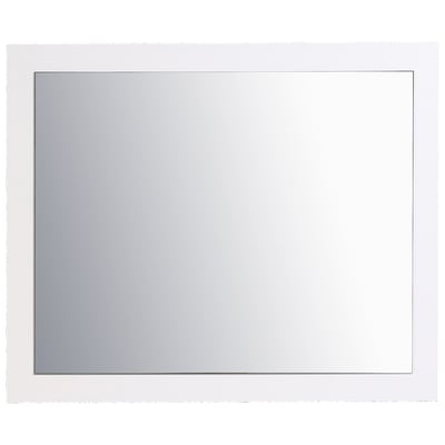Bathroom Mirrors Eviva Sun Glossy White EVMR-36X30-GWH Whitesnow Glass mirror Wood MDF Plywood 