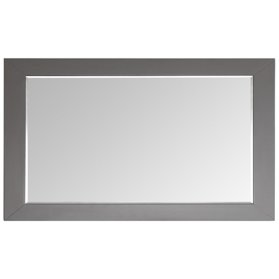 Bathroom Mirrors Eviva Aberdeen Grey EVMR412-60x30-GR GrayGreyWhitesnow Glass mirror Wood MDF Plywood 