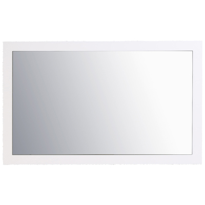Bathroom Mirrors Eviva Sun Glossy White EVMR-48X30-GWH Whitesnow Glass mirror Wood MDF Plywood 