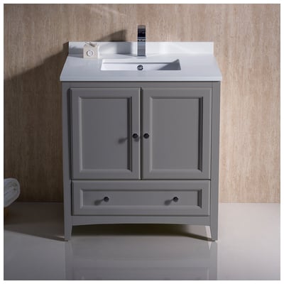 Bathroom Vanities Fresca Bari Gray FCB2030GR-CWH-U 817386028647 Under 30 Gray Cabinets Only 25 