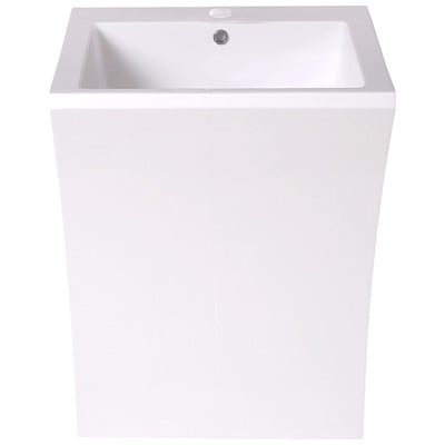 Fresca Pedestal Sinks and Bases, 