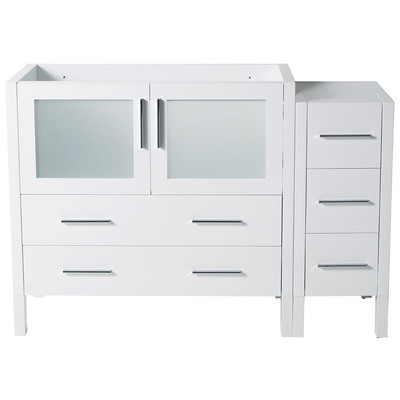 Fresca Bathroom Vanities, 40-50, Modern, White, Cabinets Only, Modern, 817386022560, FCB62-3612WH