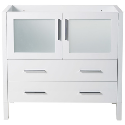 Fresca Bathroom Vanities, 30-40, Modern, White, Cabinets Only, Modern, 817386022607, FCB6236WH