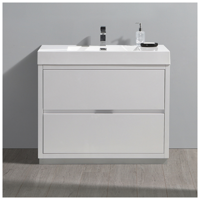 Bathroom Vanities Fresca Senza Glossy White FCB8442WH-I 817386027183 30-40 White 25 