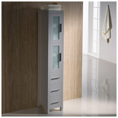 Storage Cabinets Fresca Torino Gray FST6260GR 817386029408 GrayGrey Bathroom Linen Gray 