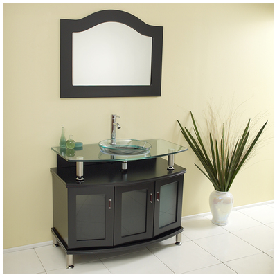 Fresca Bathroom Vanities, 30-40, Modern, Dark Brown, Complete Vanity Sets, Modern, Vanity Ensembles, 818234010098, FVN3316ES