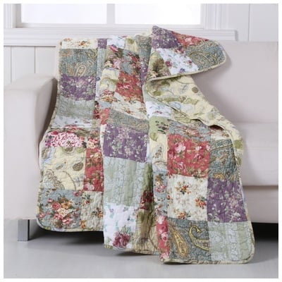 Shower Curtains Greenland Home Fashions Blooming Prairie 100% Cotton Multi GL-0809CSHW 636047271273 Bath 