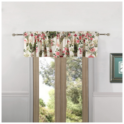 Drapes and Window Treatments Greenland Home Fashions Butterflies 100% Polyester Multi Multi GL-0910AWV 636047389817 Window Rod Pocket 100% Polyester Curtain Multi Multi 
