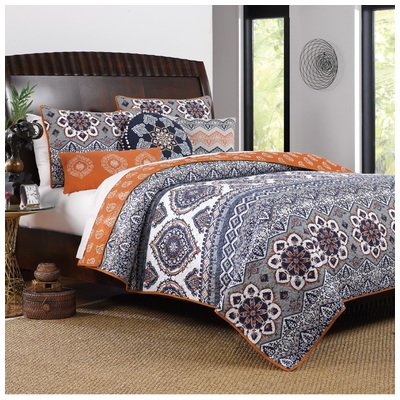 Comforters Greenland Home Fashions Medina Quilt and shams are 100% cotto Saffron GL-1510JBSK 636047406620 Bonus Set Full King Queen Twin Paisley Solid Color Cotton Polyester Quilt and Sha 