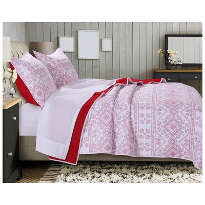 Greenland Home Fashions Quilts-Bedspreads and Coverlets, White,snow, Full,DoubleKing,Queen,Twin XL,Twin, Cotton,Polyester  , White, 2-Piece Twin/XL, 100% Cotton face & back; Cotton rich fill 60% cotton/40% polyester, Quilt Set, 6360