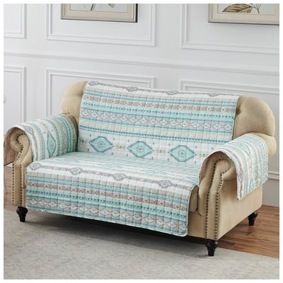 Greenland Home Fashions Quilts-Bedspreads and Coverlets, Aqua,Blue,navy,teal,turquiose,indigo,aqua,SeafoamCoral,Cream,beige,ivory,sand,nudeGreen,emerald,tealIndigo,Ivory,Taupe,Teal, Sofa, Polyester, Turquoise, Loveseat, 100% Polyester., Furniture Pro