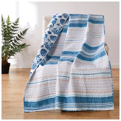 Greenland Home Fashions Blankets and Throws, Blue,navy,teal,turquiose,indigo,aqua,SeafoamCream,beige,ivory,sand,nudeGreen,emerald,teal, Throw, brushed microfiber,Cotton,Microfiber,Polyester, Blue, Throw, 100% brush
