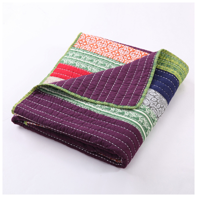 Greenland Home Fashions Blankets and Throws, Purple,Plum, 