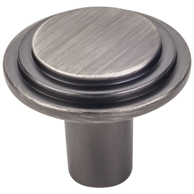 Hardware Resources Knobs and Pulls, Contemporary, Zinc, Brushed Pewter, Complete Vanity Sets, Brushed Pewter, Contemporary, Zinc, Knobs and Pulls, Knobs, 843512048371, 331L-BNBDL