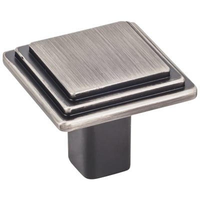 Knobs and Pulls Hardware Resources Calloway Zinc Brushed Pewter Brushed Pewter Knobs and Pulls 351L-BNBDL 843512048579 Knobs Contemporary Zinc Brushed Pewter Complete Vanity Sets 