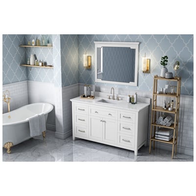 Bathroom Vanities Hardware Resources 2nd Gen Chatham Vanities Wood Grey VKITCHA60SWHWCR 840002560283 Vanity Double Sink Vanities 50-70 Gray Cabinets Only 25 