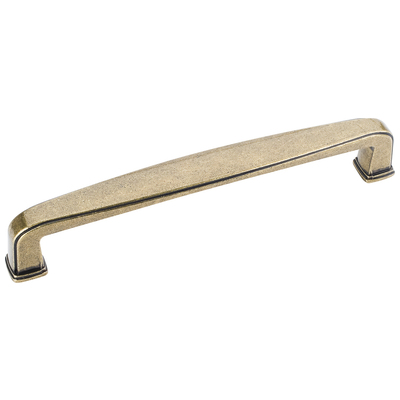 Knobs and Pulls Hardware Resources Milan 1 Zinc Distressed Antique Brass Distressed Antique Brass Knobs and Pulls 1092-128AEM 843512022074 Pulls Transitional Brass Zinc Antique Brass Distressed Antiq Complete Vanity Sets 