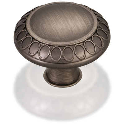 Hardware Resources Knobs and Pulls, Traditional, Zinc, Brushed Pewter, Complete Vanity Sets, Brushed Pewter, Traditional, Zinc, Knobs and Pulls, Knobs, 843512017490, 1977S-BNBDL