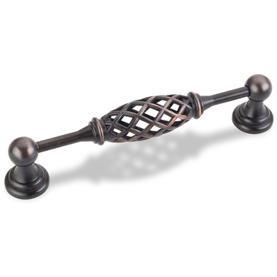 Hardware Resources Knobs and Pulls, Traditional, Zinc, Brushed Oil Rubbed Bronze, Birdcage, Complete Vanity Sets, Brushed Oil Rubbed Bronze, Traditional, Zinc, Knobs and Pulls, Pulls, 843512027994, 749-128B-DBAC
