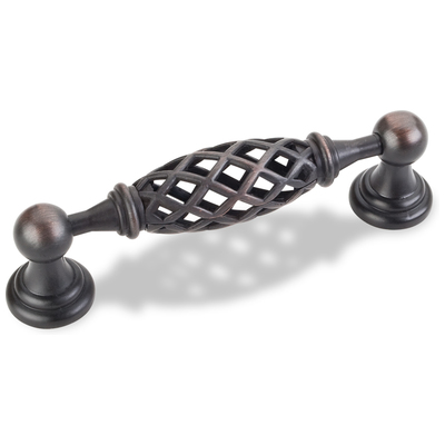 Knobs and Pulls Hardware Resources Tuscany Zinc Brushed Oil Rubbed Bronze Brushed Oil Rubbed Bronze Knobs and Pulls 749-96B-DBAC 843512028038 Pulls Traditional Zinc Brushed Oil Rubbed Bronze Birdcage Complete Vanity Sets 