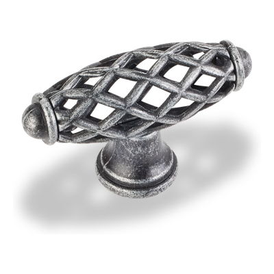 Knobs and Pulls Hardware Resources Tuscany Zinc Distressed Antique Silver Distressed Antique Silver Knobs and Pulls 749SIM 843512004100 Knobs Silver Traditional Zinc Distressed Antique Silver Complete Vanity Sets 
