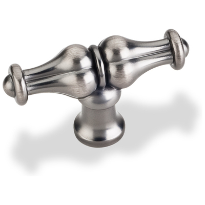 Hardware Resources Knobs and Pulls, Traditional, Zinc, Brushed Pewter, Complete Vanity Sets, Brushed Pewter, Traditional, Zinc, Knobs and Pulls, Knobs, 843512034657, 818L-BNBDL