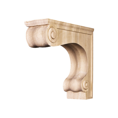Moldings and Carvings Hardware Resources DuBois Unfinished COR9-2RW 843512028953 Corbels Complete Vanity Sets 