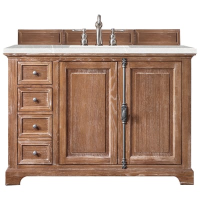 Bathroom Vanities James Martin Providence Ash Yellow Poplar Plywood Pa Driftwood Driftwood 238-105-5211-3ESR 840108926792 Vanity Single Sink Vanities 40-50 Transitional Light Brown With Top and Sink 