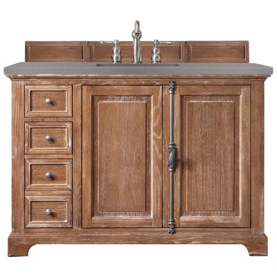 Bathroom Vanities James Martin Providence Ash Yellow Poplar Plywood Pa Driftwood Driftwood 238-105-5211-3GEX 846871079703 Vanity Single Sink Vanities 40-50 Transitional Light Brown With Top and Sink 