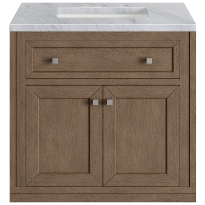 Bathroom Vanities James Martin Chicago Parawood Plywood Panels Blac Whitewashed Walnut Whitewashed Walnut 305-V30-WWW-3CAR 846871089795 Vanity Single Sink Vanities Under 30 Modern Light Brown Wall Mount Vanities With Top and Sink 