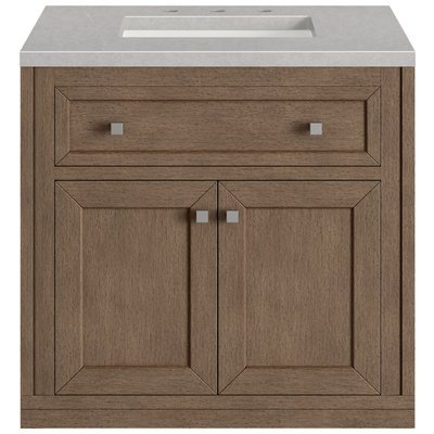 Bathroom Vanities James Martin Chicago Parawood Plywood Panels Blac Whitewashed Walnut Whitewashed Walnut 305-V30-WWW-3ESR 840108923821 Vanity Single Sink Vanities Under 30 Modern Light Brown Wall Mount Vanities With Top and Sink 