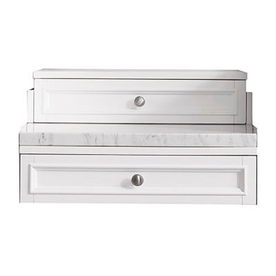 Storage Cabinets James Martin De Soto 825-DU22-BW 846871064501 Drawer Unit Bathroom White 