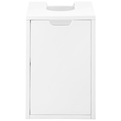 Storage Cabinets James Martin Boston Poplar Solids + Veneers with M Glossy White Glossy White C105-SC12-GW 846871099718 Storage Cabinet Bathroom White 