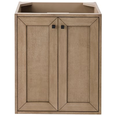 Bathroom Vanities James Martin Chianti Parawood Solids Plywood Panel Whitewashed Walnut Whitewashed Walnut E303-V24-WW 840108902857 Cabinet Single Sink Vanities Under 30 Transitional Light Brown Wall Mount Vanities 